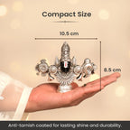 999 Silver Plated Lord Tirupati Balaji Idol | VastuKosha by Acharya Anuj