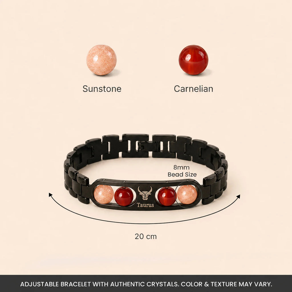 Taurus Zodiac Metal Bracelet | VastuKosha by Acharya Anuj