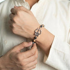 Mahadev Trishul Damru Rudraksha Karungali Kavach Bracelet | VastuKosha by Acharya Anuj