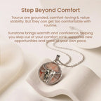 Unisex Taurus Pendant (‡§µ‡•É‡§∑‡§≠ ‡§∞‡§æ‡§∂‡§ø) with Sunstone | VastuKosha by Acharya Anuj