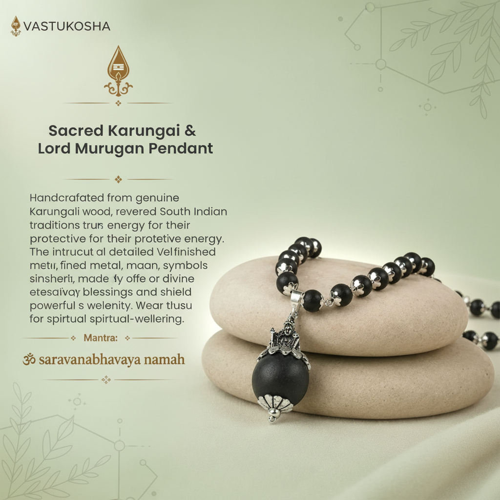 Rameshwaram Siddh Karthik Karungali Malai Murugan Raksha Mala | VastuKosha by Acharya Anuj