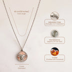 Unisex Taurus Pendant (‡§µ‡•É‡§∑‡§≠ ‡§∞‡§æ‡§∂‡§ø) with Sunstone | VastuKosha by Acharya Anuj