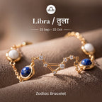 Libra (‡§§‡•Å‡§≤‡§æ ‡§∞‡§æ‡§∂‡§ø) Zodiac Constellation Bracelet for Women | VastuKosha by Acharya Anuj