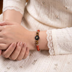 Aries (‡§Æ‡•á‡§∑ ‡§∞‡§æ‡§∂‡§ø) Zodiac Red Jasper & Tiger Eye Bracelet for Women | VastuKosha by Acharya Anuj