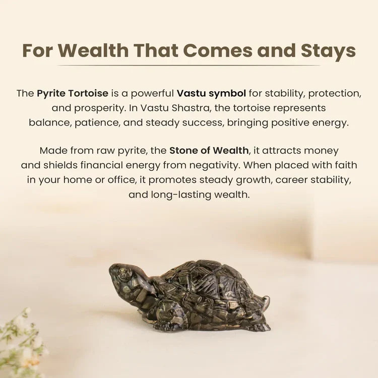 Dhan Lakshmi Bracelet with Vastu Pyrite Tortoise (Kachhua)  | VastuKosha by Acharya Anuj