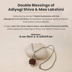 Adiyogi Shiv 7 Mukhi Rudraksha Pendant | VastuKosha by Acharya Anuj