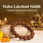 Maha Ashtlakshmi Siddh 7 Mukhi Rudraksha Bracelet| Vastukosha by Acharya Anuj