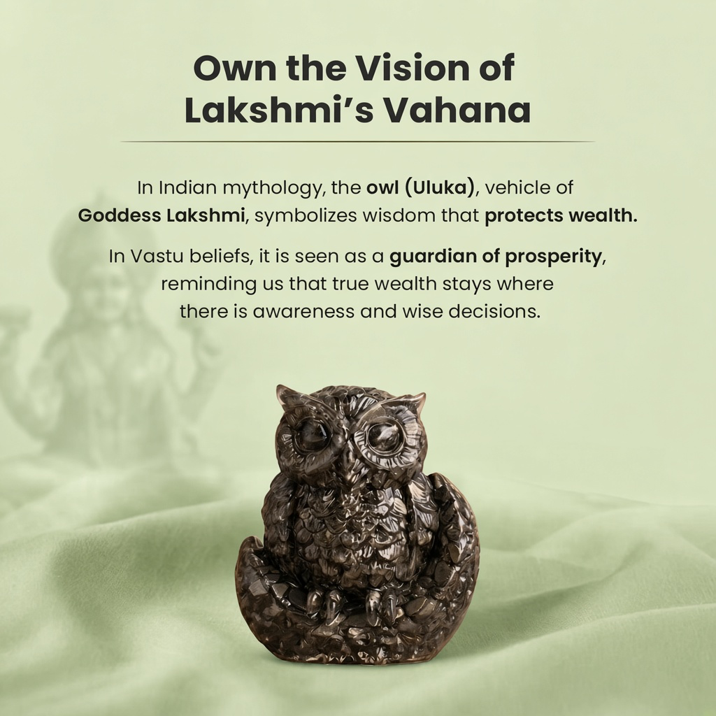Rishikesh  Siddh Pyrite Owl | VastuKosha by Acharya Anuj