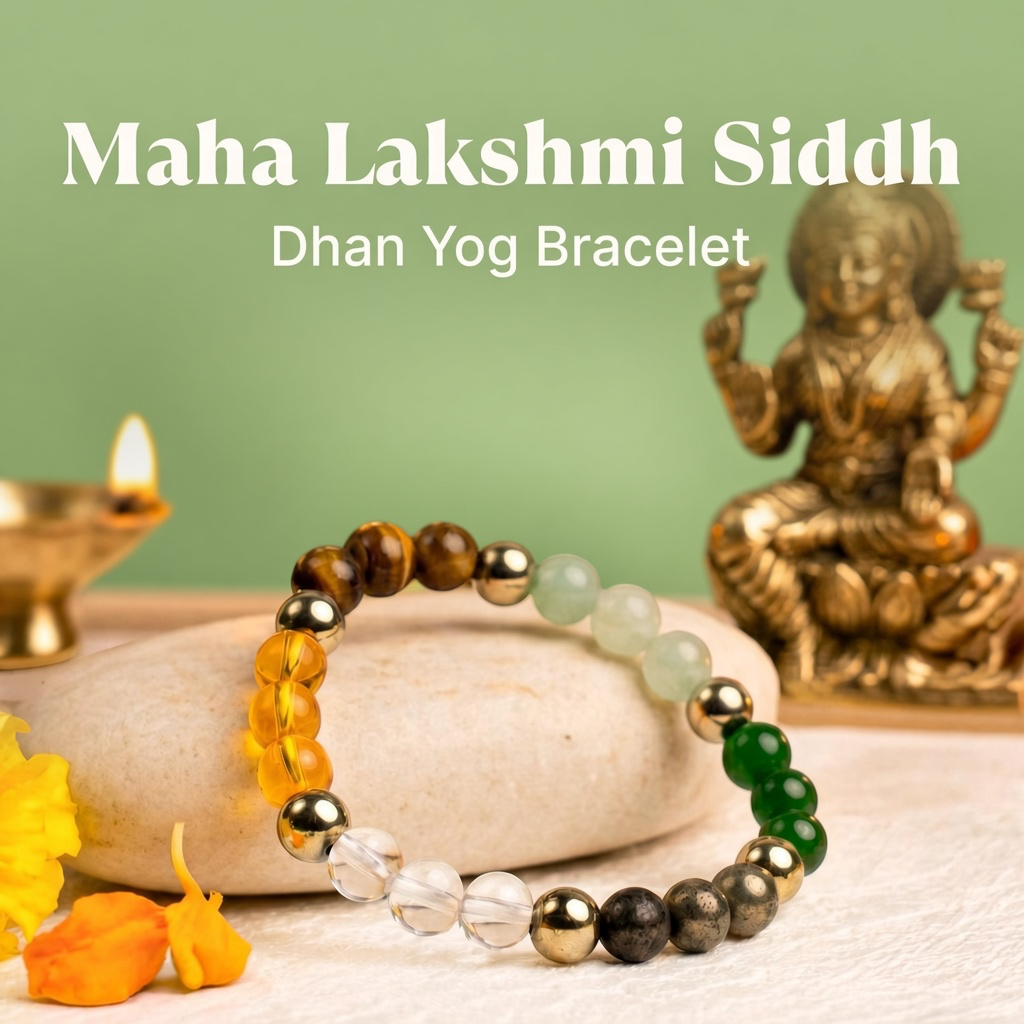 Maha Ashtlakshmi Siddh Dhan Yog Bracelet | VastuKosha by Acharya Anuj