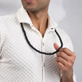 Rameshwaram Siddh Karthik Karungali Malai 8mm Stretchable - 108+1 Beads (Original Ebony Wood) | VastuKosha by Acharya Anuj