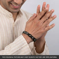 Metal Raw Pyrite Bracelet - Black | VastuKosha by Acharya Anuj