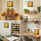 Shree Sampurna Lakshmi Ganesh Yantra (9√ó9 inch) with Frame | VastuKosha by Acharya Anuj