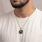 Unisex Capricorn Pendant (‡§Æ‡§ï‡§∞ ‡§∞‡§æ‡§∂‡§ø) with Garnet | VastuKosha by Acharya Anuj