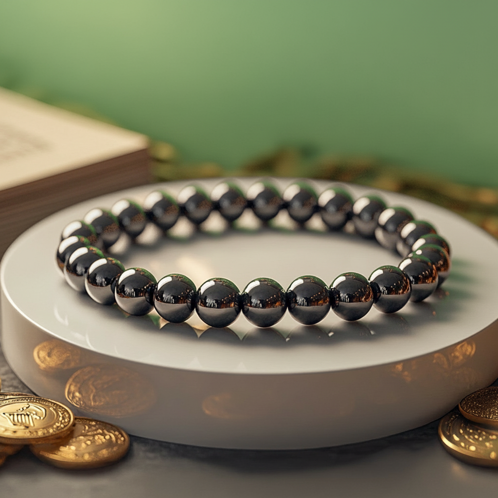 Rishikesh Siddh Rinn Mukti Bracelet (With Original  Silver Hematite) | VastuKosha by Acharya Anuj