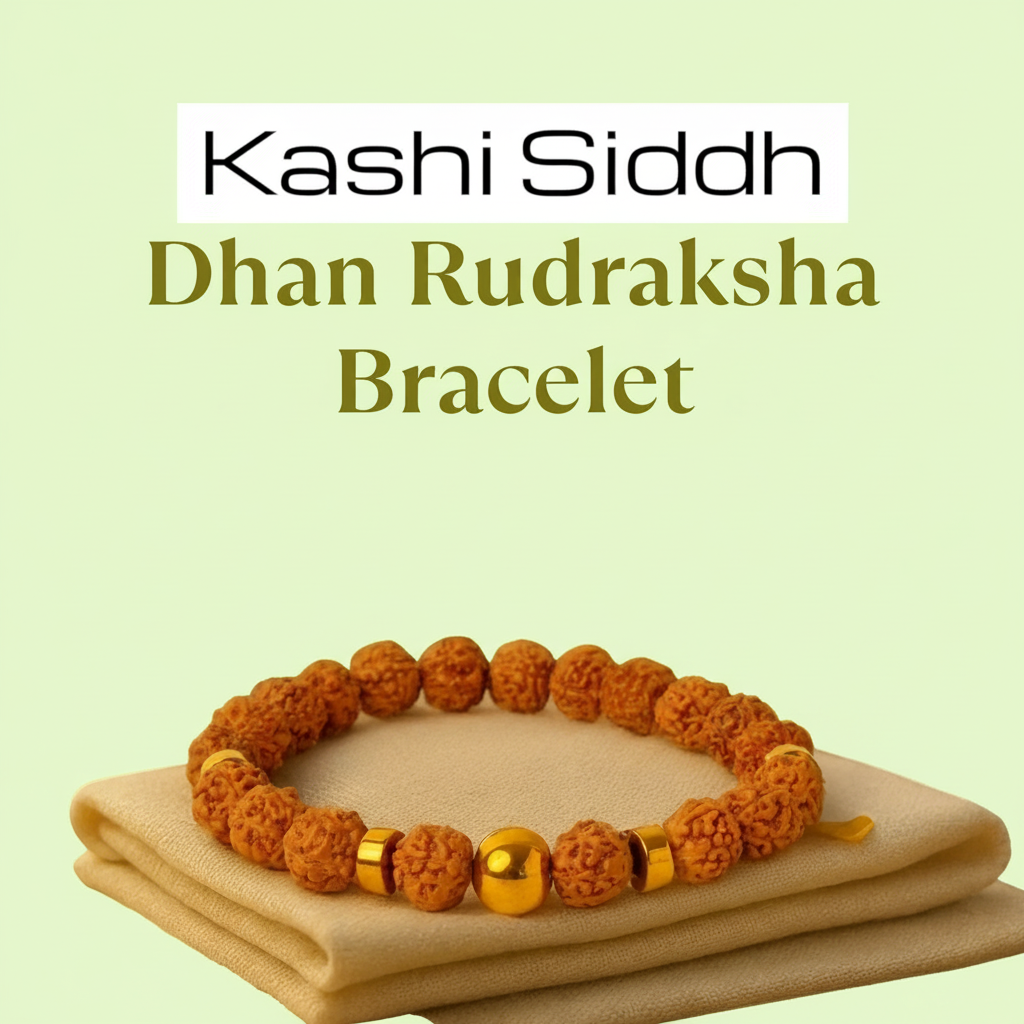 Haridwar Siddh Dhan Rudraksha Bracelet| Vastukosha by Acharya Anuj