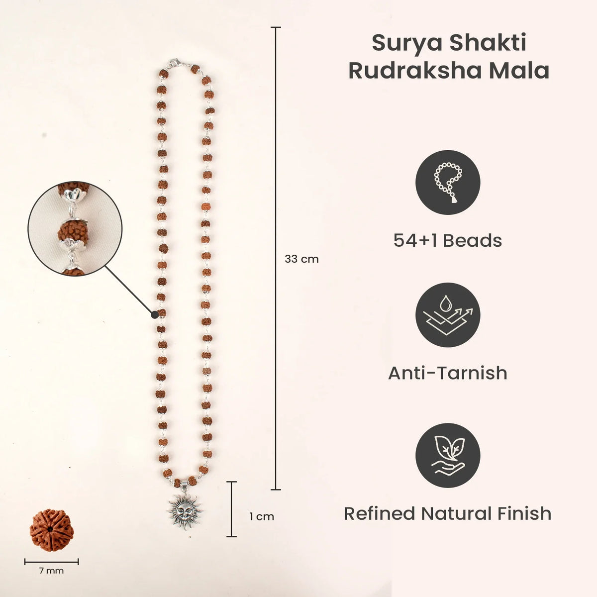 Surya Shakti Rudraksha Mala | VastuKosha by Acharya Anuj