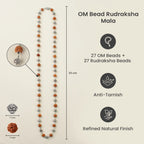 OM Bead Rudraksha Mala | VastuKosha by Acharya Anuj