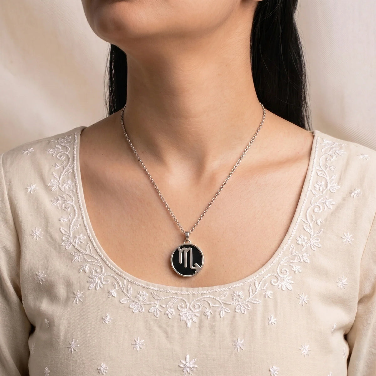 Unisex Scorpio Pendant (‡§µ‡•É‡§∂‡•ç‡§ö‡§ø‡§ï ‡§∞‡§æ‡§∂‡§ø) with Black Obsidian | VastuKosha by Acharya Anuj