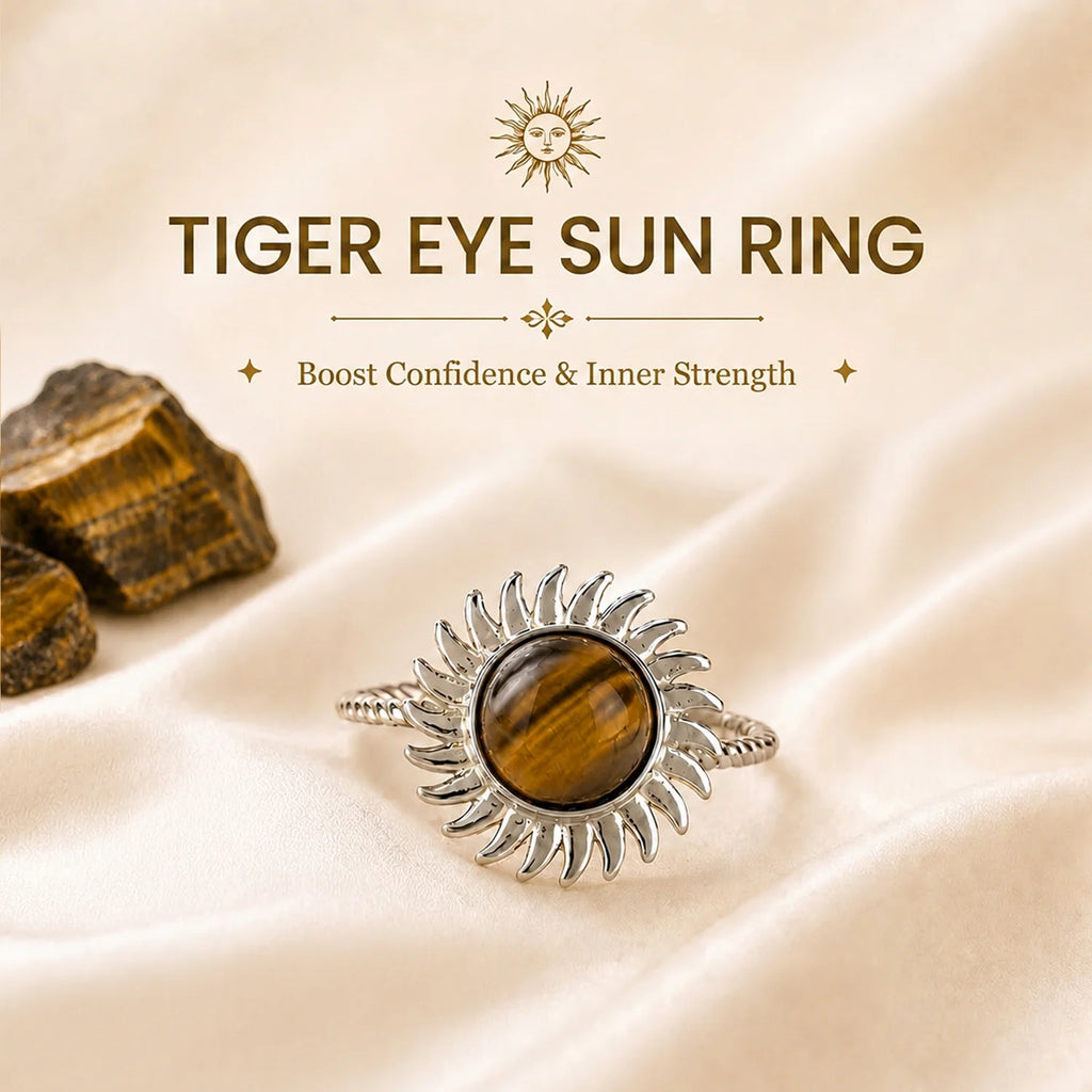 Tiger Eye Sun Ring | VastuKosha by Acharya Anuj