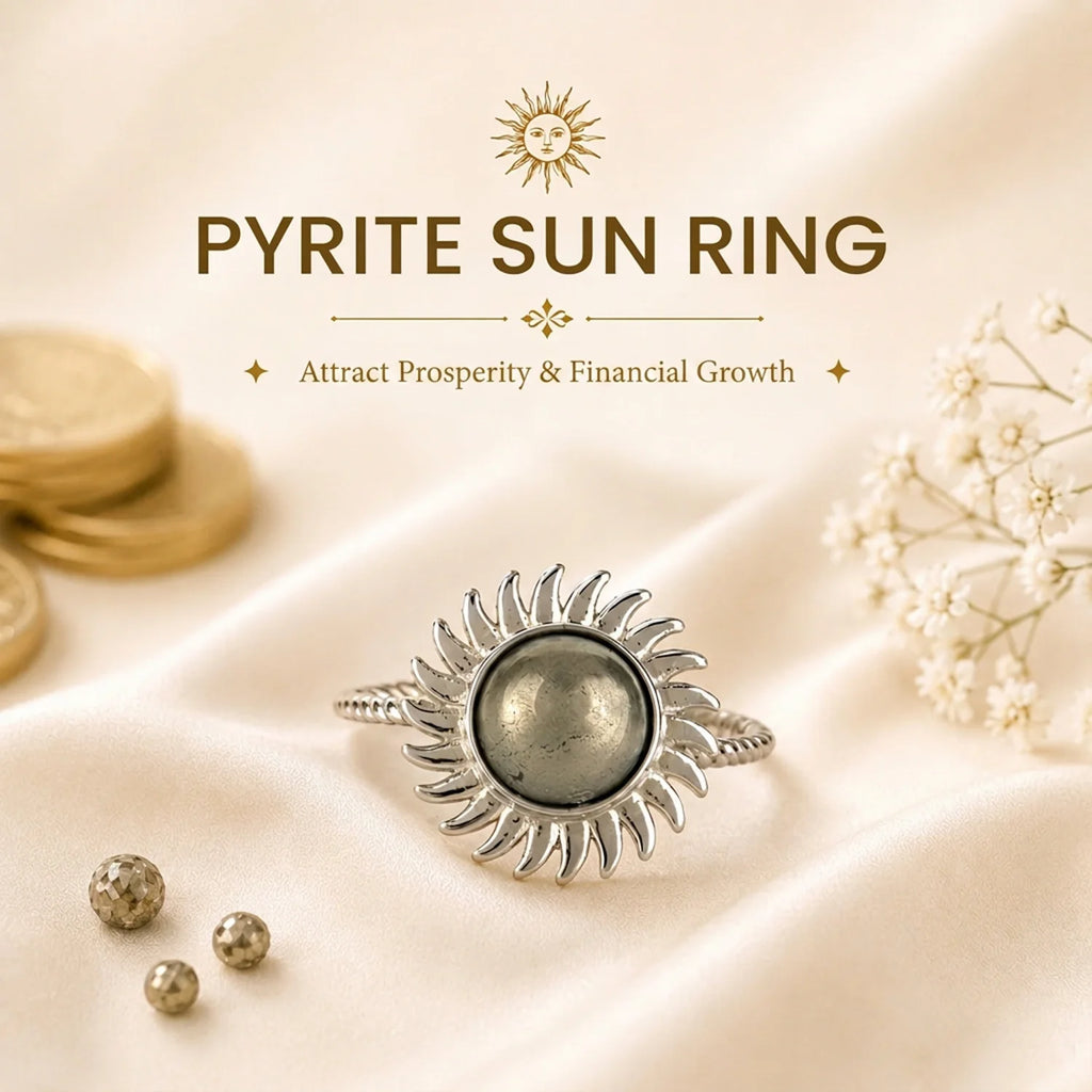 Pyrite Sun Ring | VastuKosha by Acharya Anuj