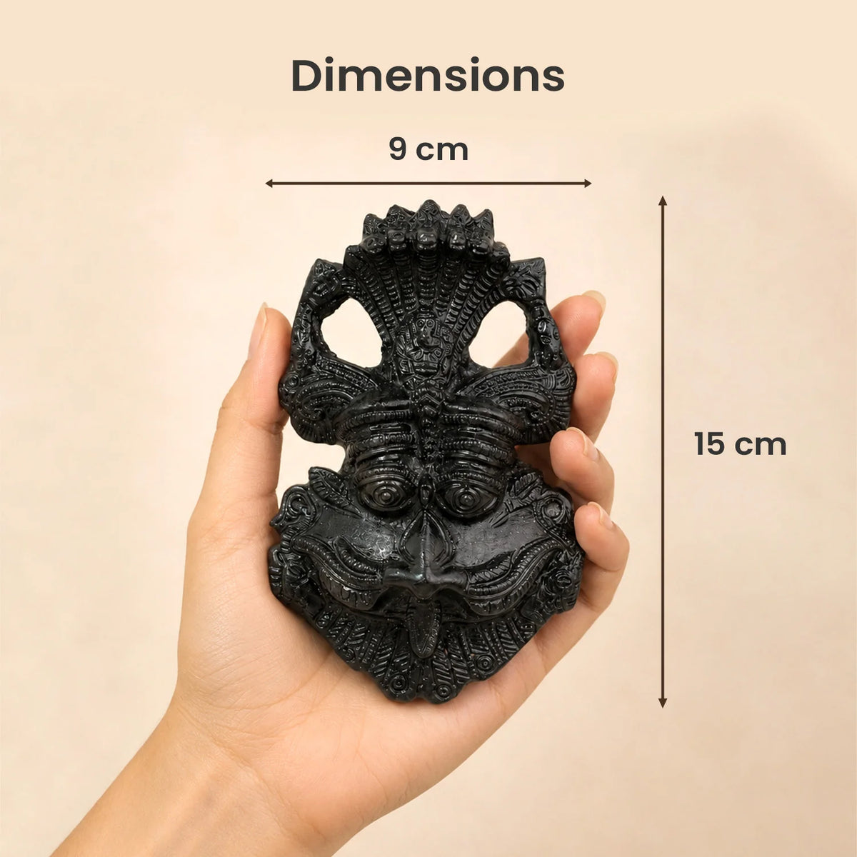 Kirtimukha Black Tourmaline Protection Kavach  | VastuKosha by Acharya Anuj
