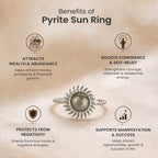 Pyrite Sun Ring | VastuKosha by Acharya Anuj