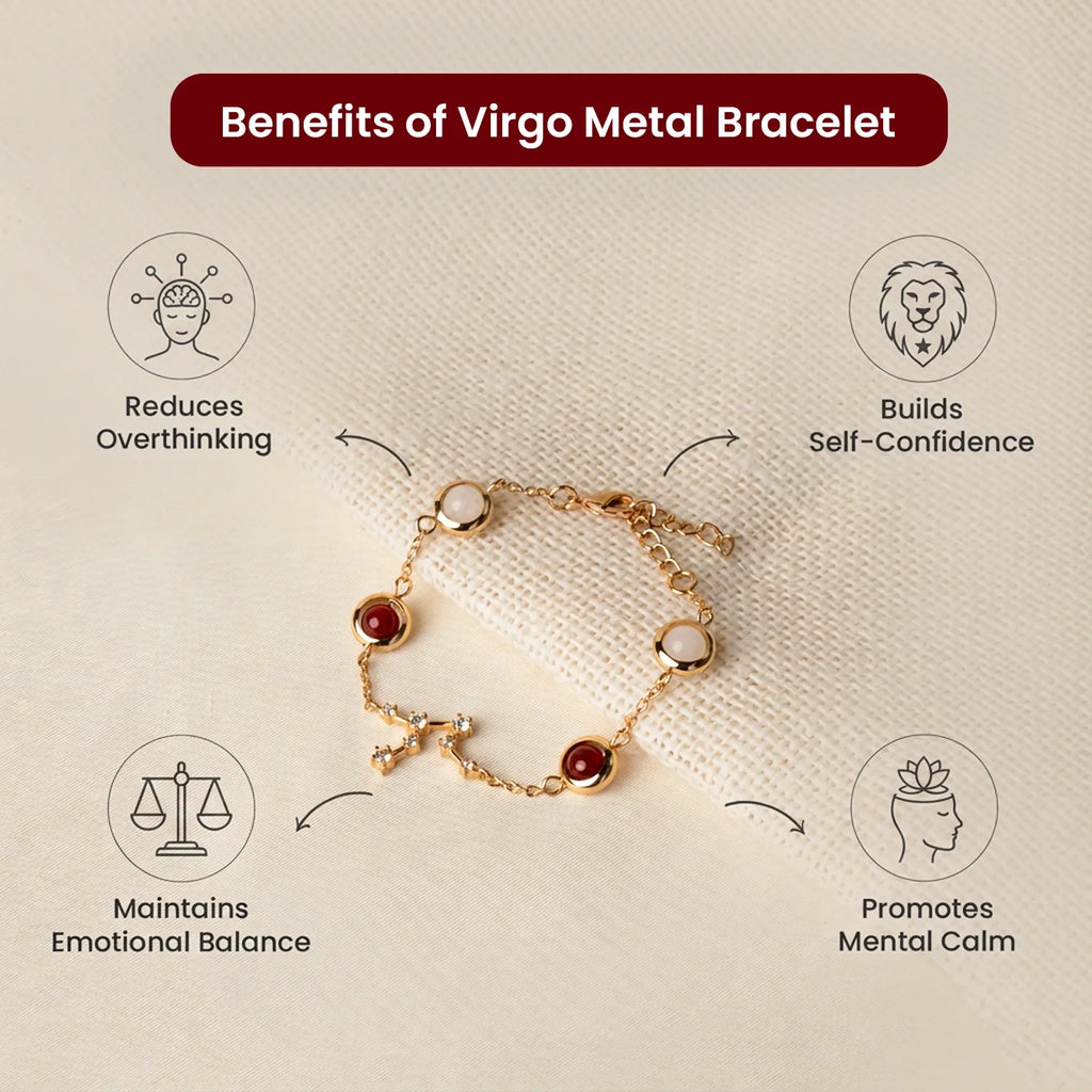 Virgo (‡§ï‡§®‡•ç‡§Ø‡§æ ‡§∞‡§æ‡§∂‡§ø) Zodiac Constellation Bracelet for Women | VastuKosha by Acharya Anuj