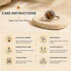 Tiger Eye Sun Ring | VastuKosha by Acharya Anuj