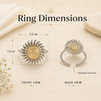 Citrine Sun Ring | VastuKosha by Acharya Anuj