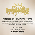 Vastu Shakti Combo ‚Äì 7 Horses on Pyrite Frame with Pyrite Tortoise | VastuKosha by Acharya Anuj