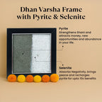 Dhan Varsha Frame with Pyrite & Selenite | VastuKosha by Acharya Anuj