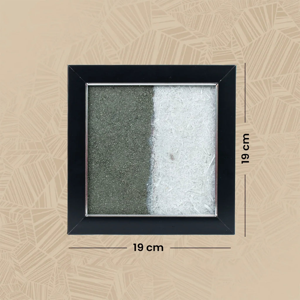 Dhan Varsha Frame with Pyrite & Selenite | VastuKosha by Acharya Anuj