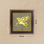Flying Horse on Raw Pyrite Frame | VastuKosha by Acharya Anuj