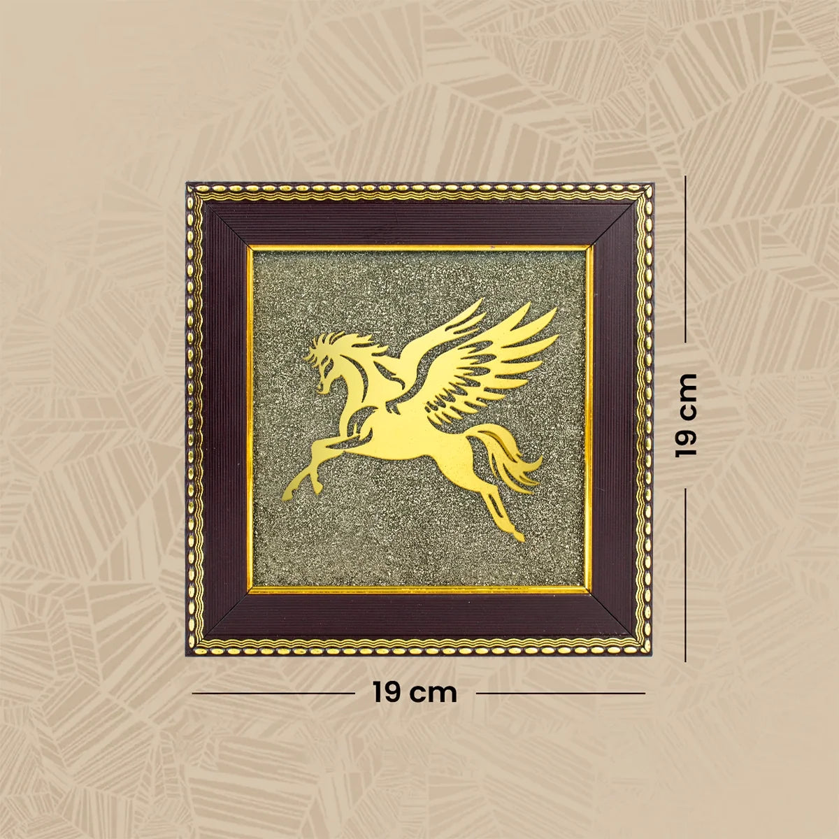 Flying Horse on Raw Pyrite Frame | VastuKosha by Acharya Anuj
