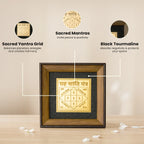 Grah Shanti Yantra with Black Tourmaline Frame | VastuKosha by Acharya Anuj