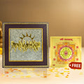 7 Horses on Raw Pyrite Frame with FREE Shree Yantra (6*6 inch) | VastuKosha by Acharya Anuj