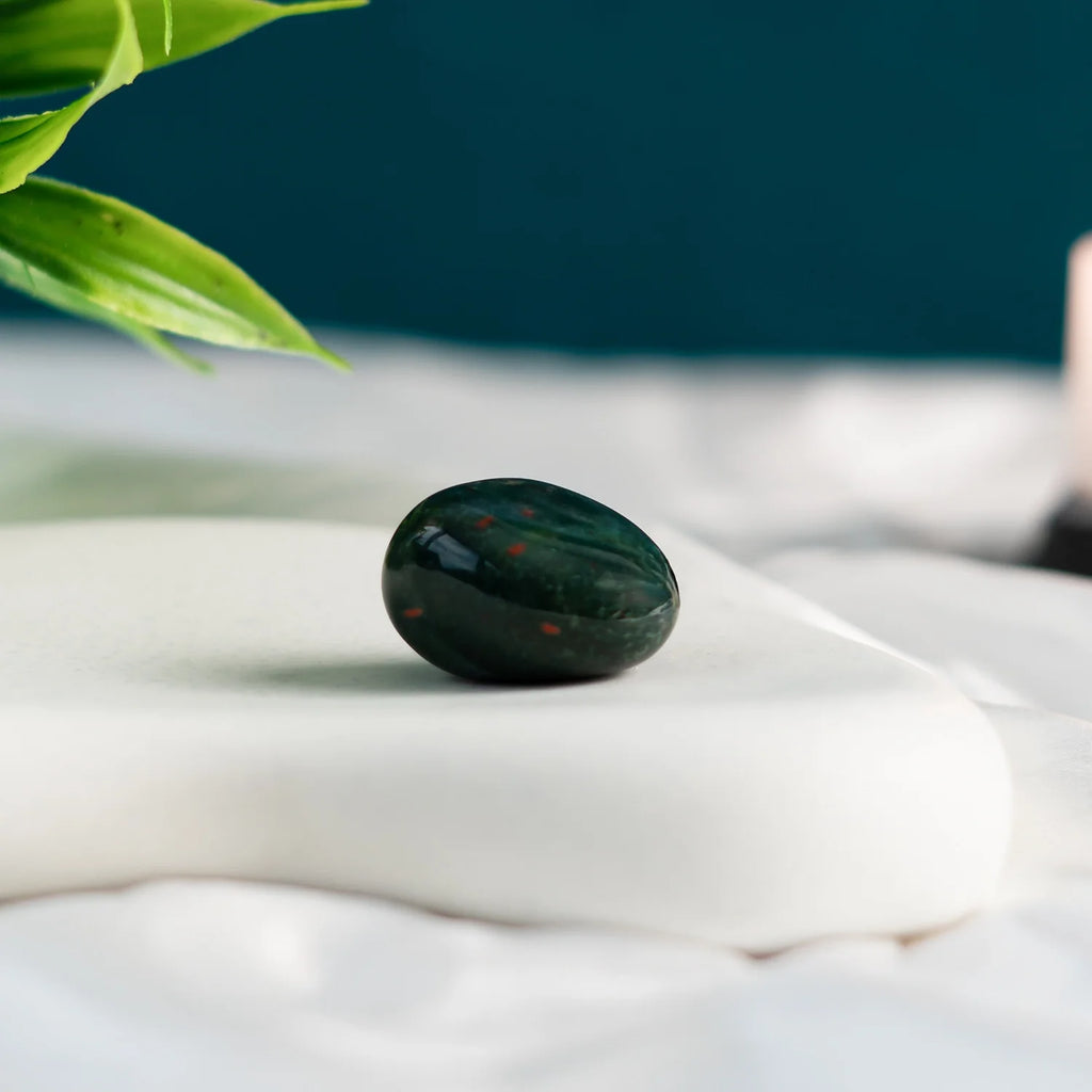 Real Natural Blood Stone Tumble  | VastuKosha by Acharya Anuj