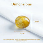 Real Natural Citrine Tumble  | VastuKosha by Acharya Anuj