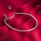Real Natural Clear Quartz Anklet | VastuKosha by Acharya Anuj