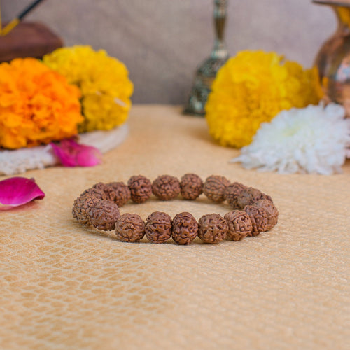 5 Mukhi Rudraksha Bracelet  | VastuKosha by Acharya Anuj