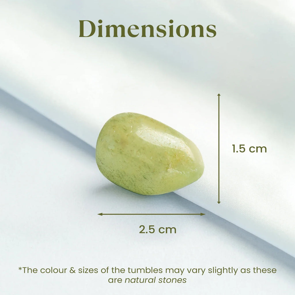 Green Aventurine Tumble  | VastuKosha by Acharya Anuj
