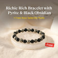 Richie Rich Bracelet with FREE Raw Selenite Plate | VastuKosha by Acharya Anuj