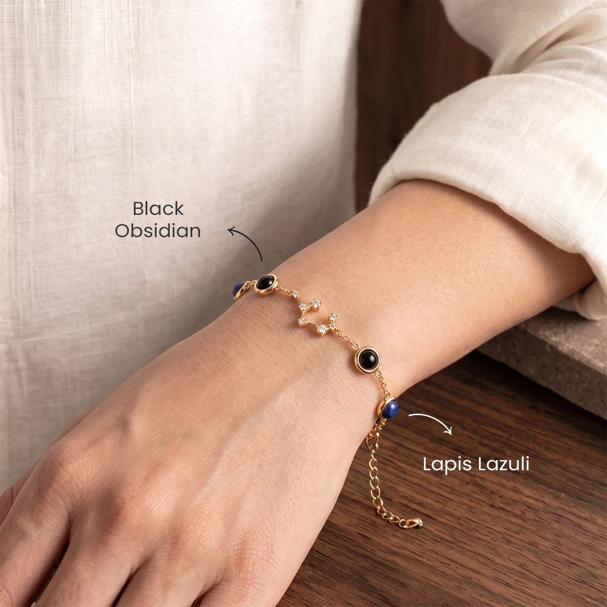 Sagittarius (‡§ß‡§®‡•Å ‡§∞‡§æ‡§∂‡§ø) Zodiac Constellation Bracelet for Women | VastuKosha by Acharya Anuj