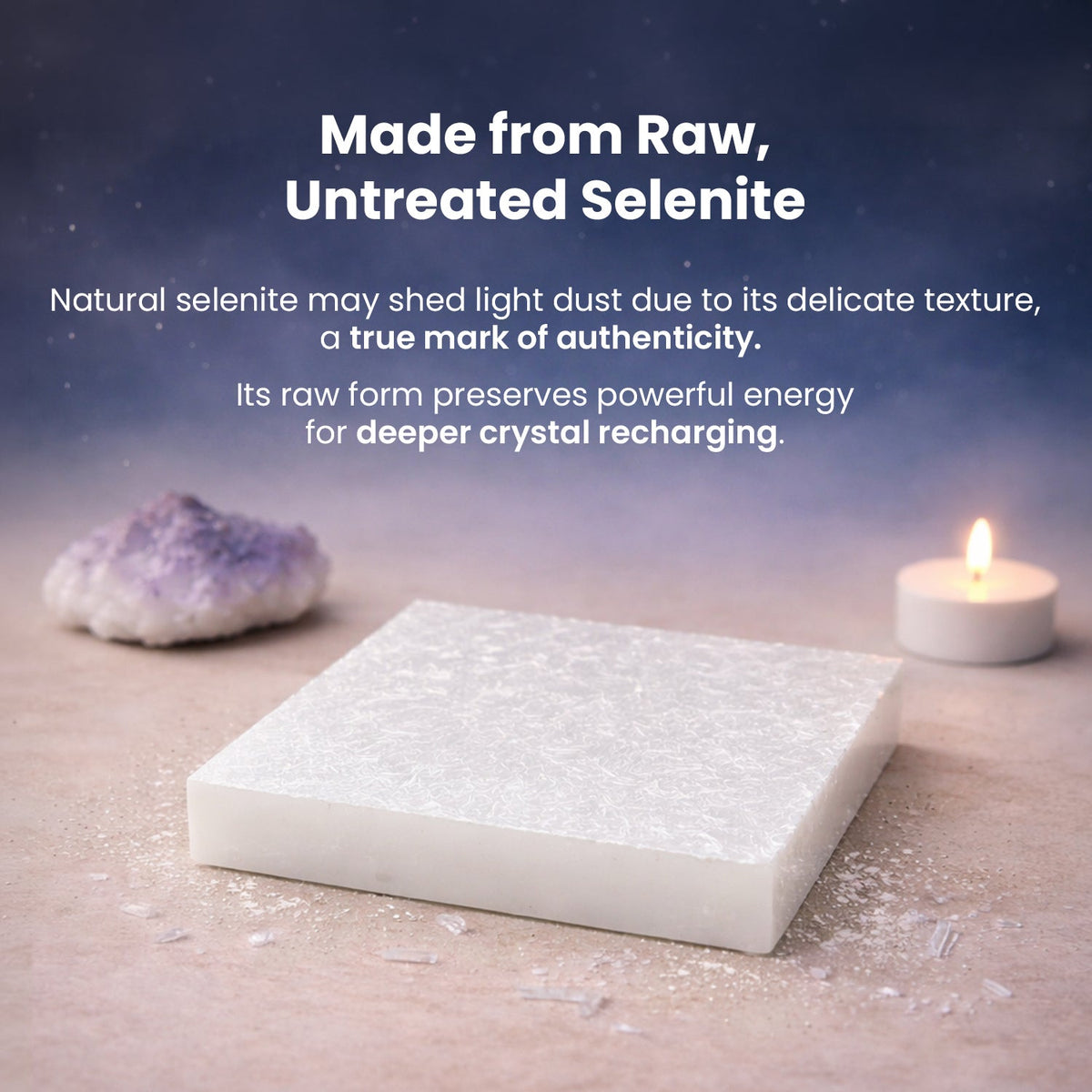 Laxmi Yantra Pyramid with Free Square Raw Selenite Plate | VastuKosha by Acharya Anuj