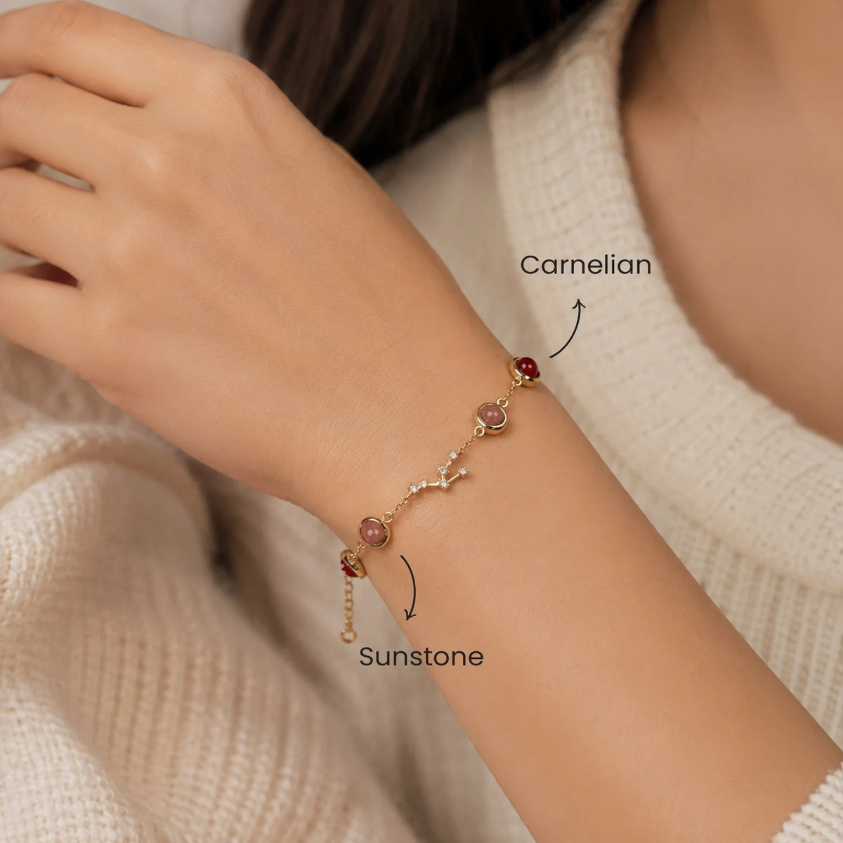 Taurus (‡§µ‡•É‡§∑‡§≠ ‡§∞‡§æ‡§∂‡§ø) Zodiac Constellation Bracelet for Women | VastuKosha by Acharya Anuj
