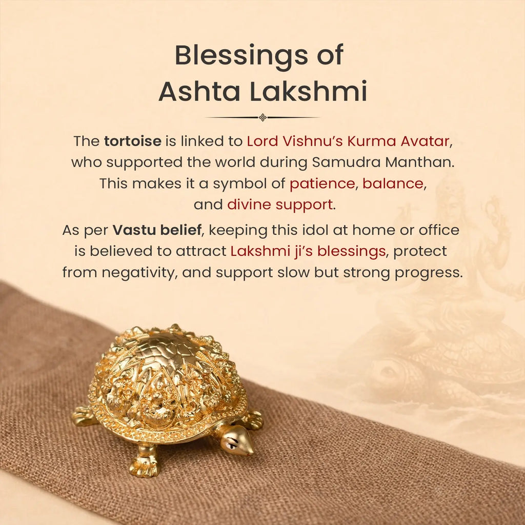 Ashtalakshmi Tortoise Idol | VastuKosha by Acharya Anuj