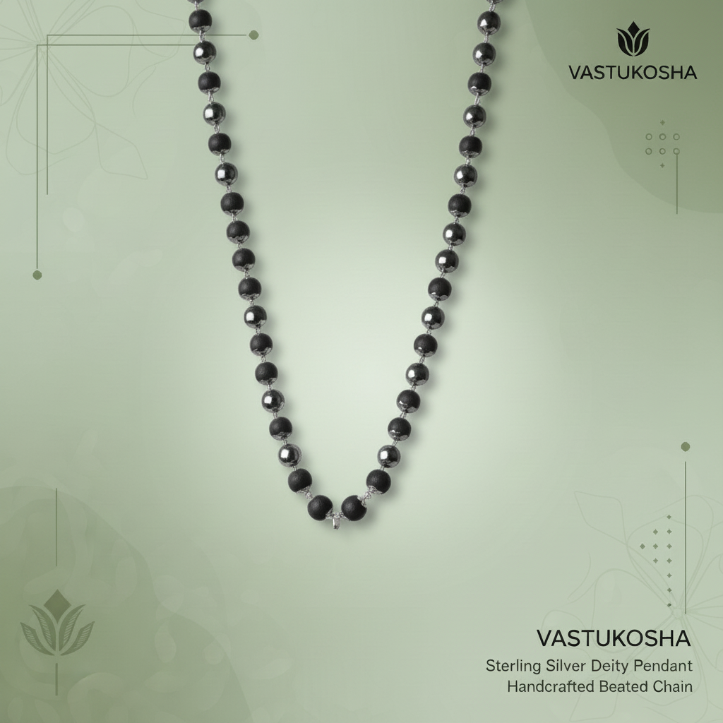 Rameshwaram Siddh Karthik Karungali Malai Murugan Vel Mala - 54 Beads | VastuKosha by Acharya Anuj