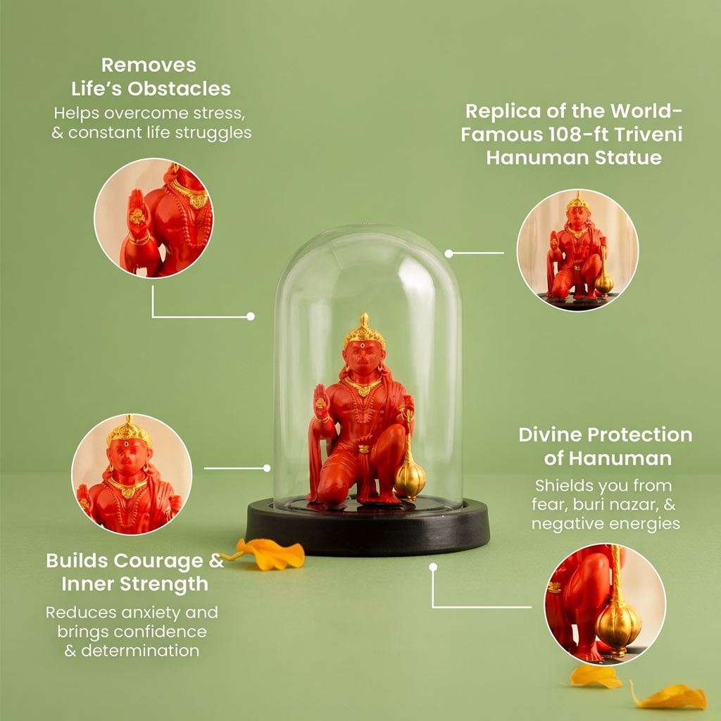 Siddh Triveni Hanuman Murti  | VastuKosha by Acharya Anuj
