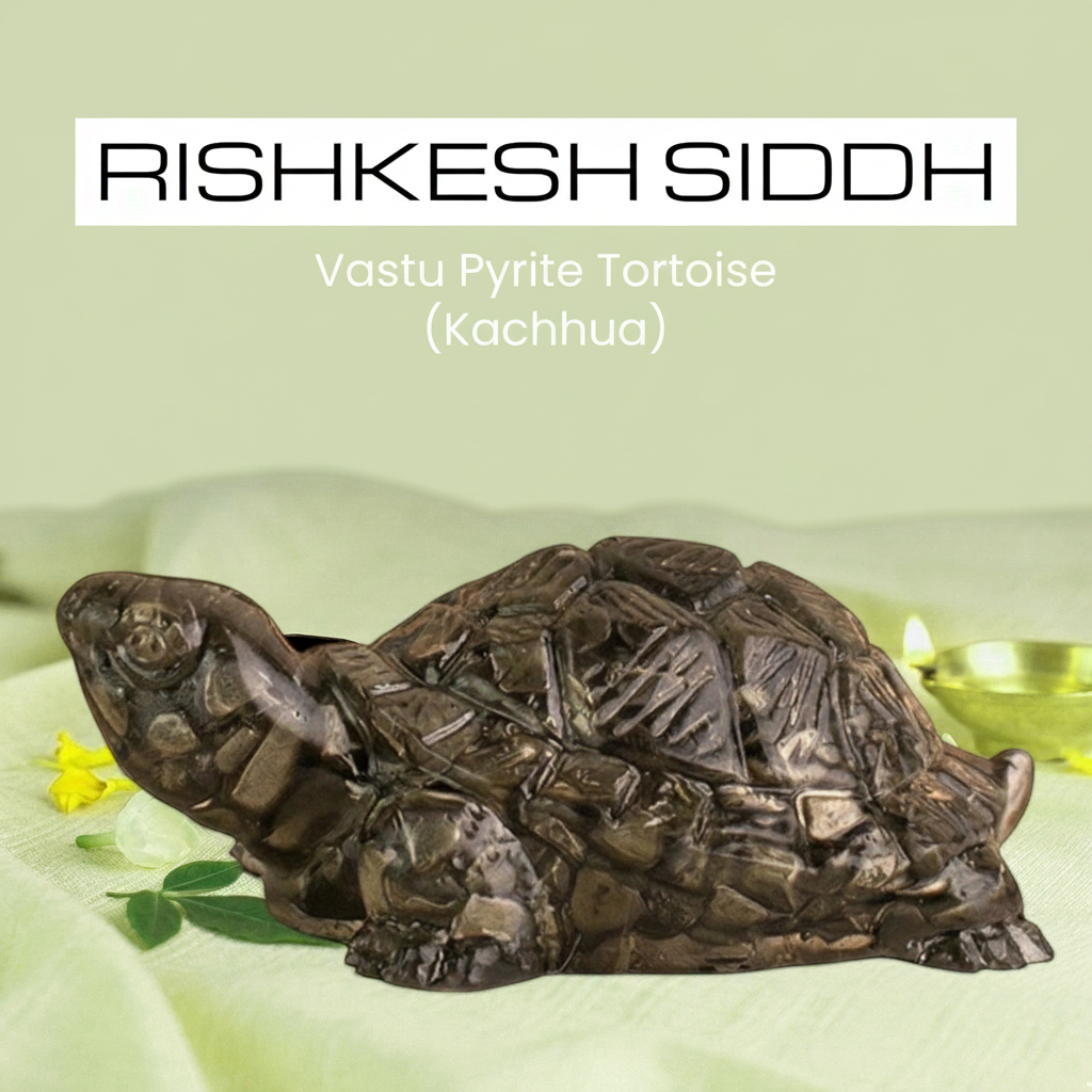 Rishikesh Siddh Pyrite Tortoise | VastuKosha by Acharya Anuj