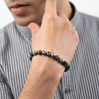 Wealth OM Pyrite Bracelet  | VastuKosha by Acharya Anuj